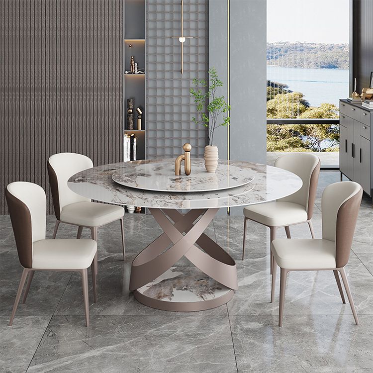 Modern Style Dining Round Table Dining Stone Table for Home Use
