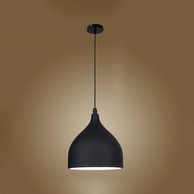 Lampada a sospensione geometrica Stile industriale Alluminio 1 lampada a sospensione lampadina