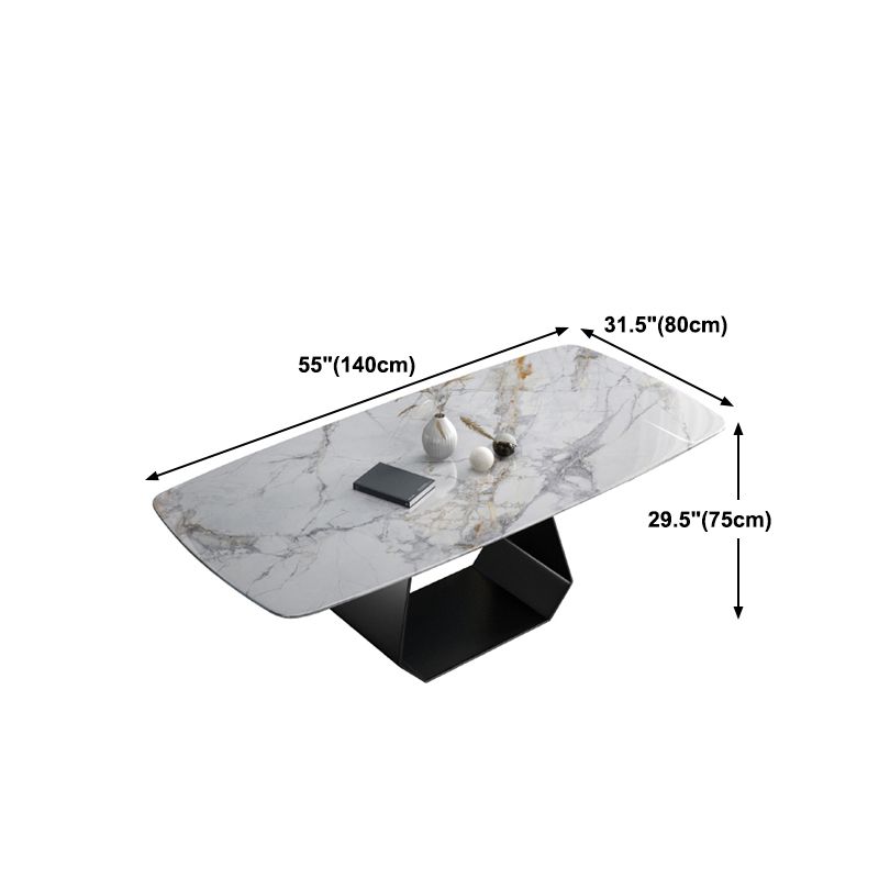 Modern 1/2/7 Pieces Dining Table Set with Marble Top Rectangle Dinette Set