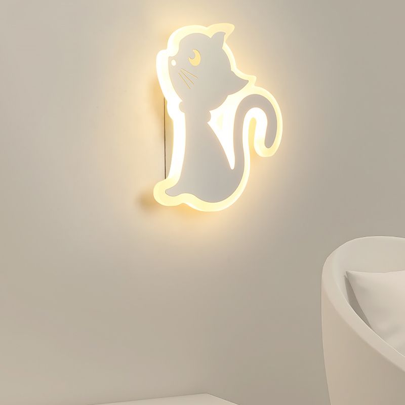 Modern Style Sconce Light Fixture Household Cat Wall Mounted Lamp for Sitting Room