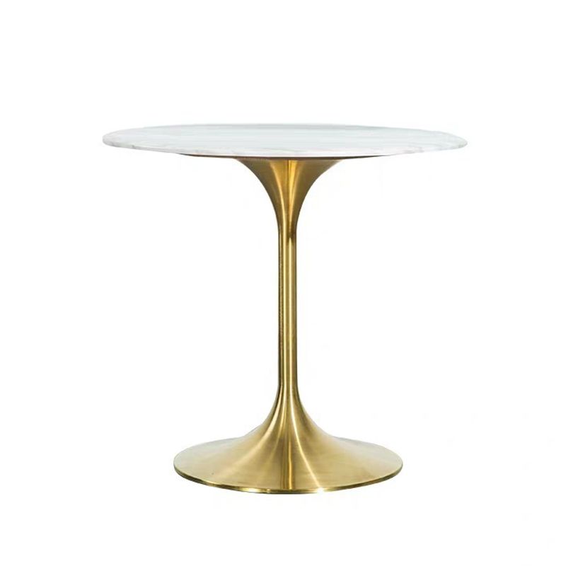 Modern 1/2/4/5 Pieces Dining Set Round Stone Dining Table for Balcony