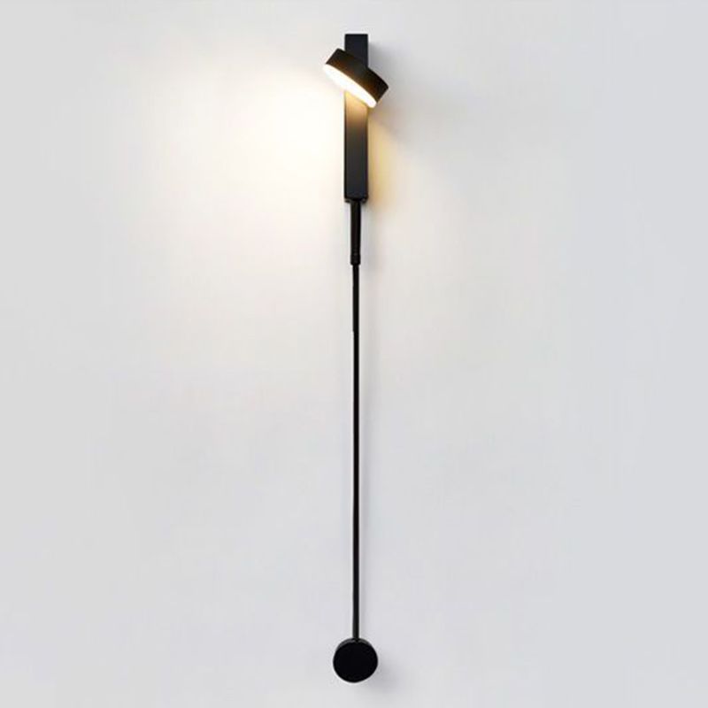 Modern Simple Metal Wall Light Circle Shape Rotatable Wall Lamp for Living Room