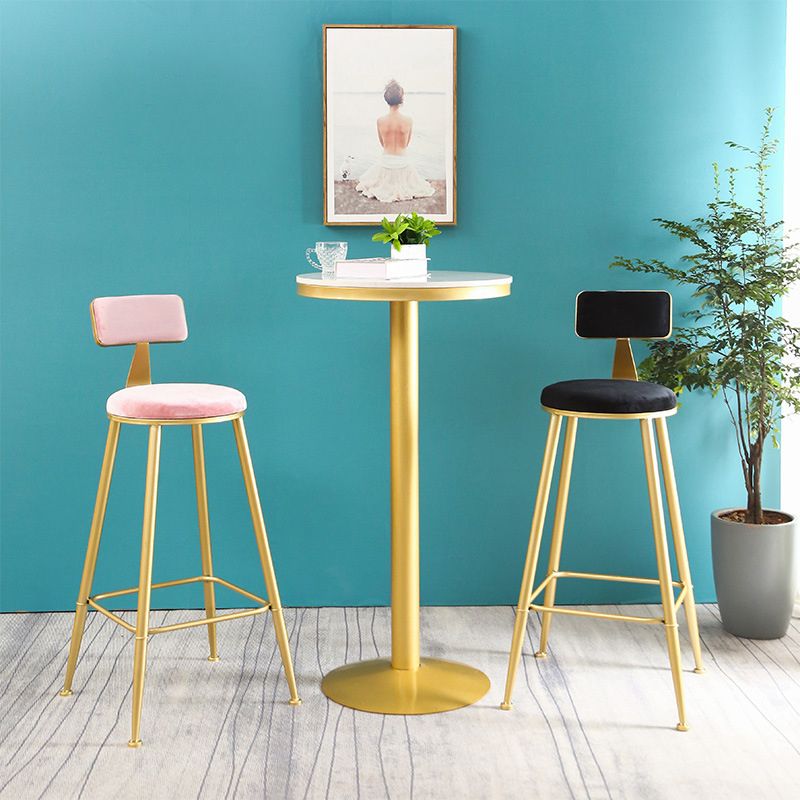 Glam 1/2/3 Pieces Sintered Stone Bar Table Set Fixed Table Counter Set