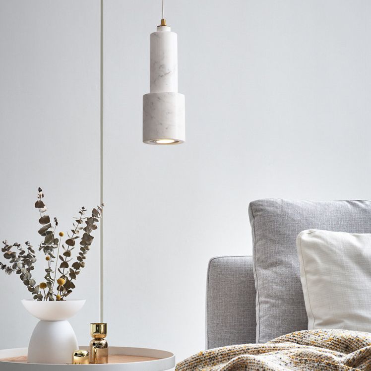 Lampada appendetta per lampada a sospensione in pietra per lampada a sospensione in pietra in pietra del cilindro