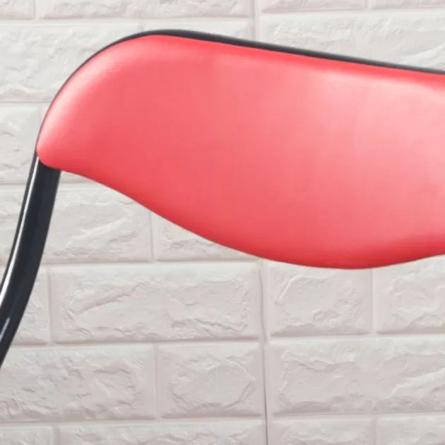Chaise d'appoint moderne en métal, intérieur et extérieur, sans accoudoirs, pliable, à dossier ouvert, pour salle à manger