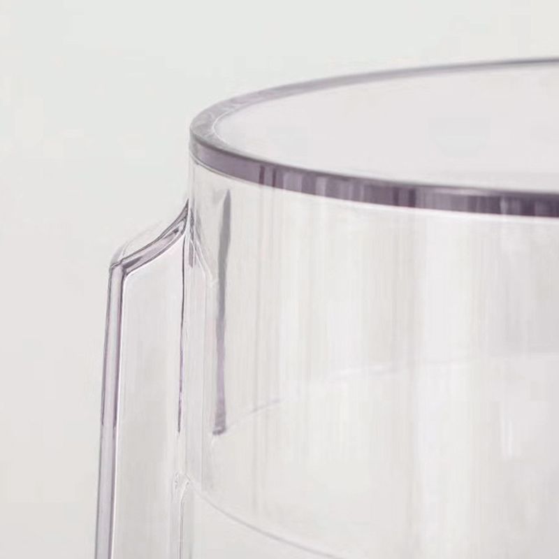 Nordic Style 30-inch Barstool Transparent Plastic Bar Stool for Dinning Room