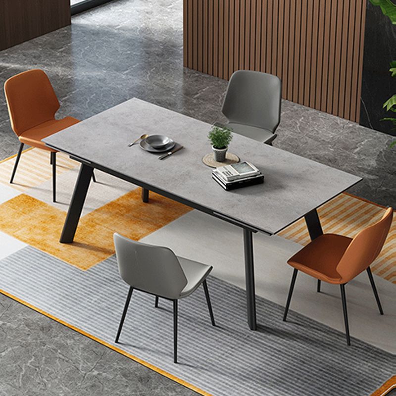 Rectangle Dining Table Modern Extendable Dining Table for Dining Room
