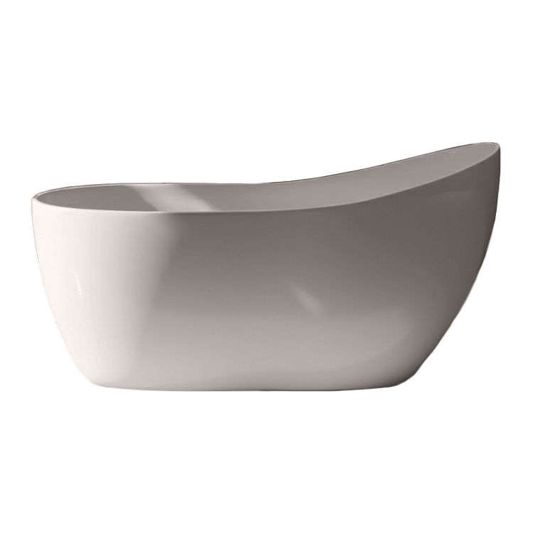 Modern Style Freestanding Soaking Bathtub Single Slipper Acrylic Bathtub for Bathroom