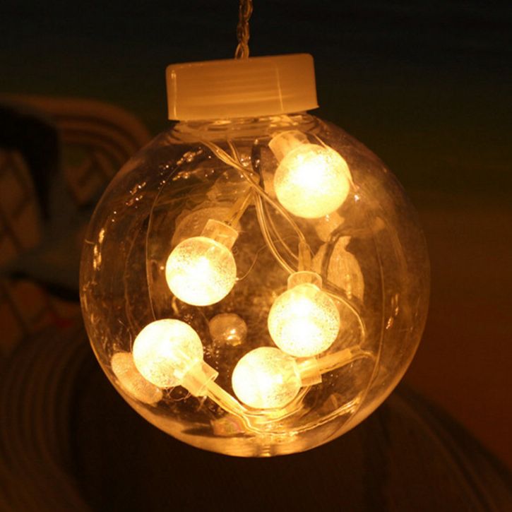 Luz de burbujas transparente luz colgante de cadena de plástico moderna para la decoración del festival