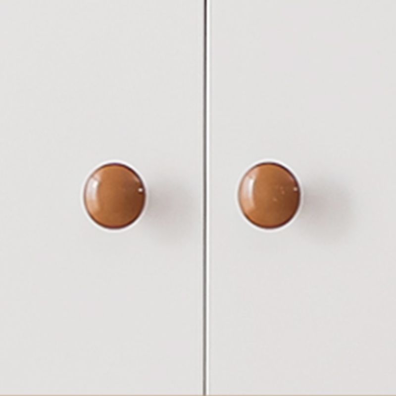 Plastic Storage Cabinet Contemporary Wardrobe Closet with Shelves