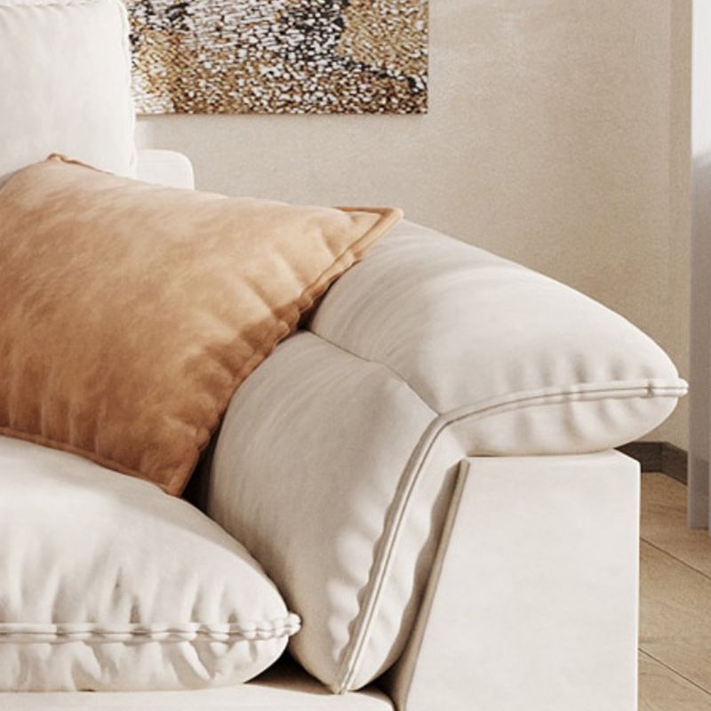 Nordic Upholstered Sofa Bed 30.7" Tall Sleeper Sofa with Storage