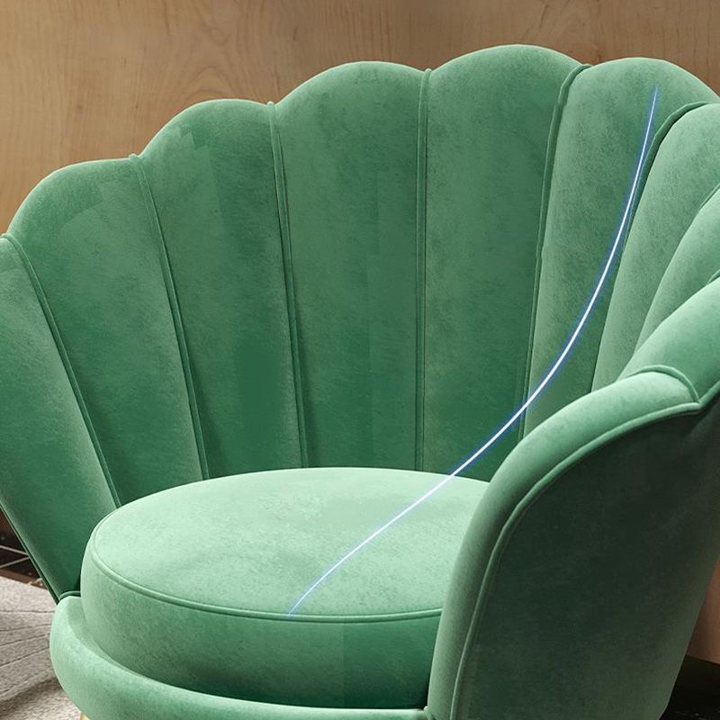 Modern Solid Color Sofa Tight Back Curved Loveseat for Living Room