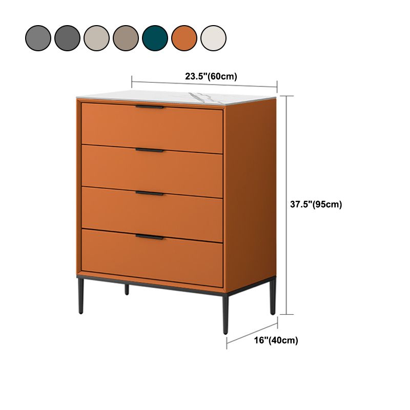 Modern Accent Chest with Soft Close Drawers 15.74" Wide Pine Chest