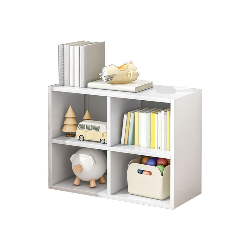 Wood Engineered Wood Bookcase Closed Back 11.8" Wide Modern Bookshelf for Office