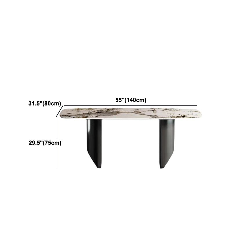 Modern Style Sintered Stone Dining Table Set 1/2/3/4/5/6/7 Pieces Dining Set
