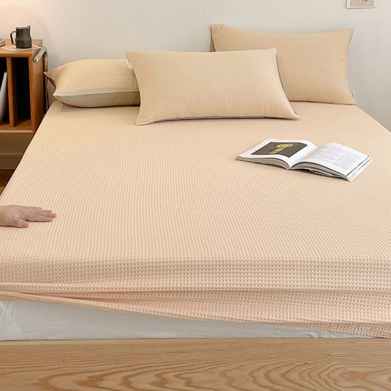 Solid Color Bed Sheet Set Soft & Smooth Breathable Bed Sheet Set