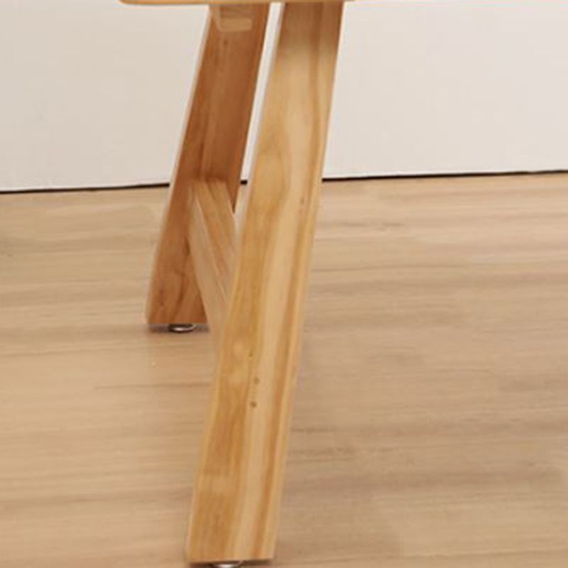 Contemporary Solid Wood Furniture 1/2/5/7 Pcs Dining Room Table Set in Natural