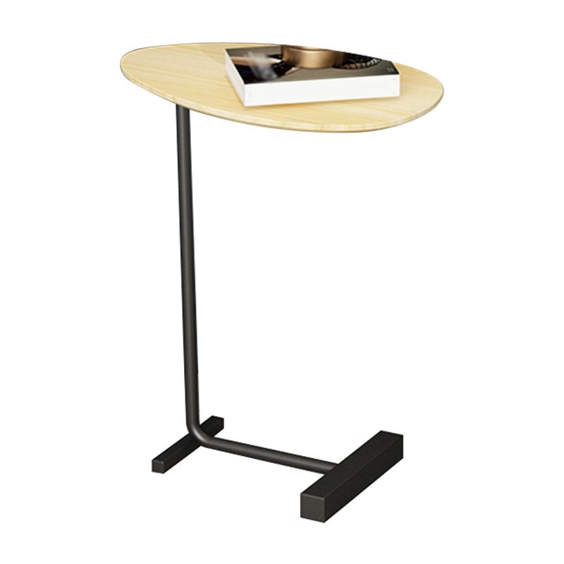23.6inch Tall Modern C Corner Table Solid Wood Side End Table