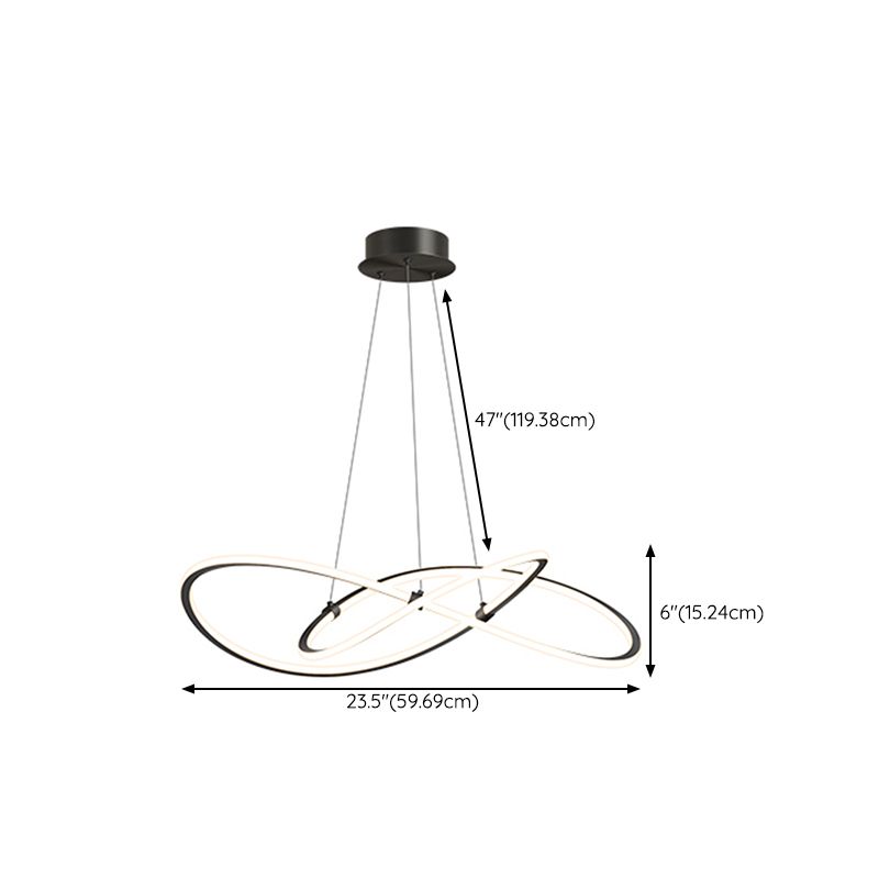 Minimalist 1 - Light Kitchen Island Lighting Aluminum Linear Ceiling Pendant Fixture