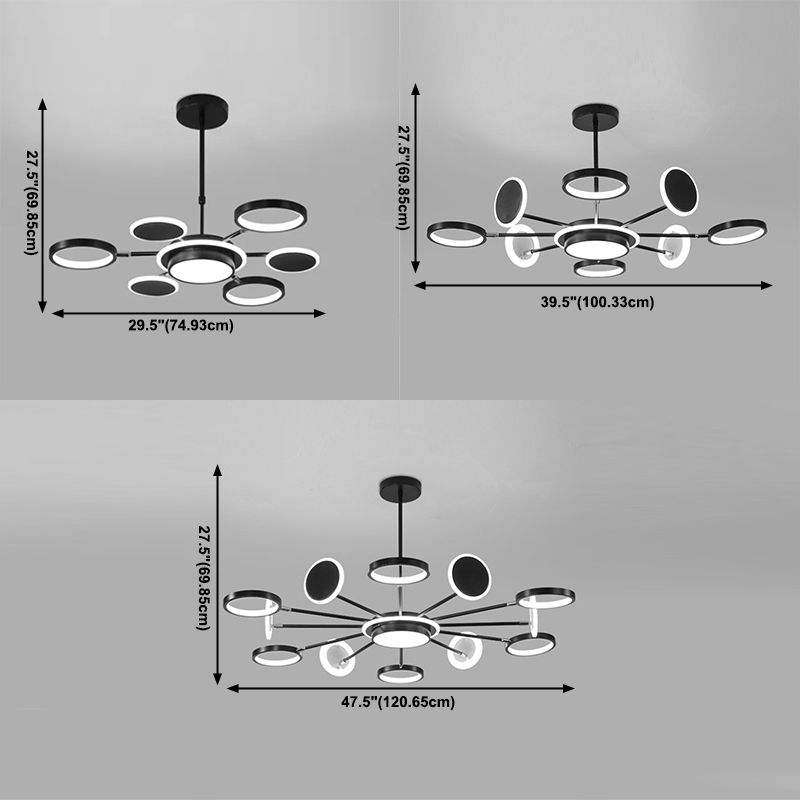 Eisenrahmen Kronleuchter Beleuchtungsbestand Moderner Kronleuchter anheizt Licht für Wohnzimmer