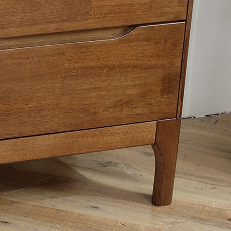 Contemporary Chest Rubberwood Accent Chest in Antique Finish