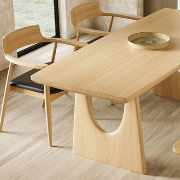 Modern 1/2/4/5 stukken Dinerset massief houten rechthoekige eettafel met stoelen