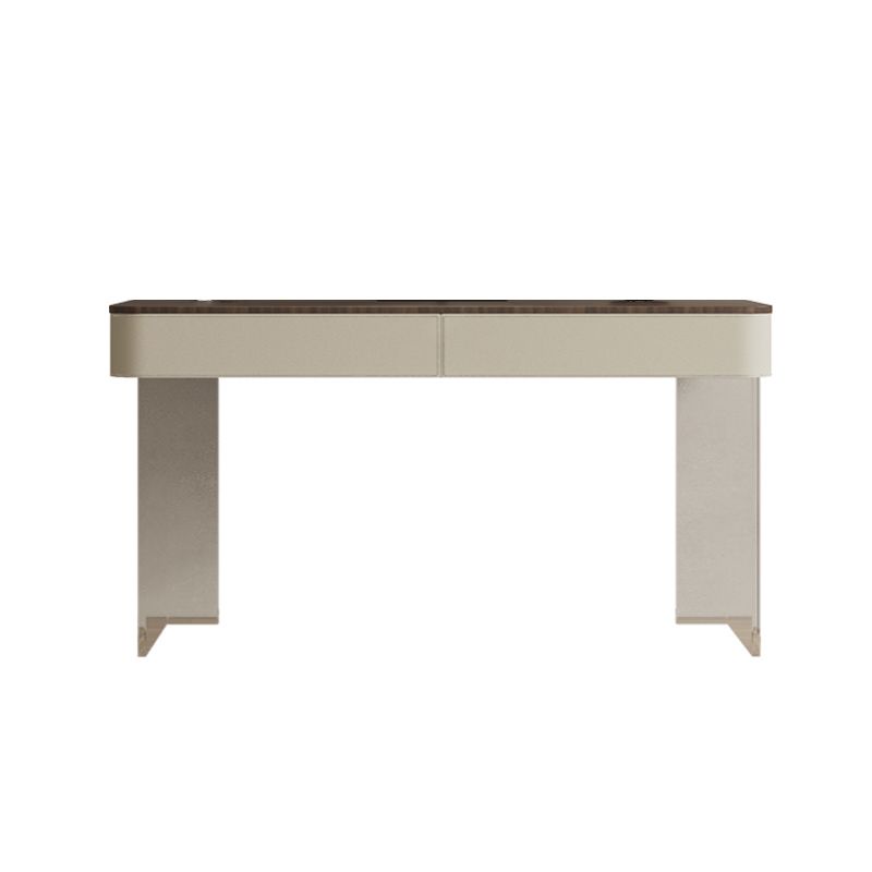 17.72" Wide Make-up Vanity in White Makeup Vanity Desk Table with Drawers