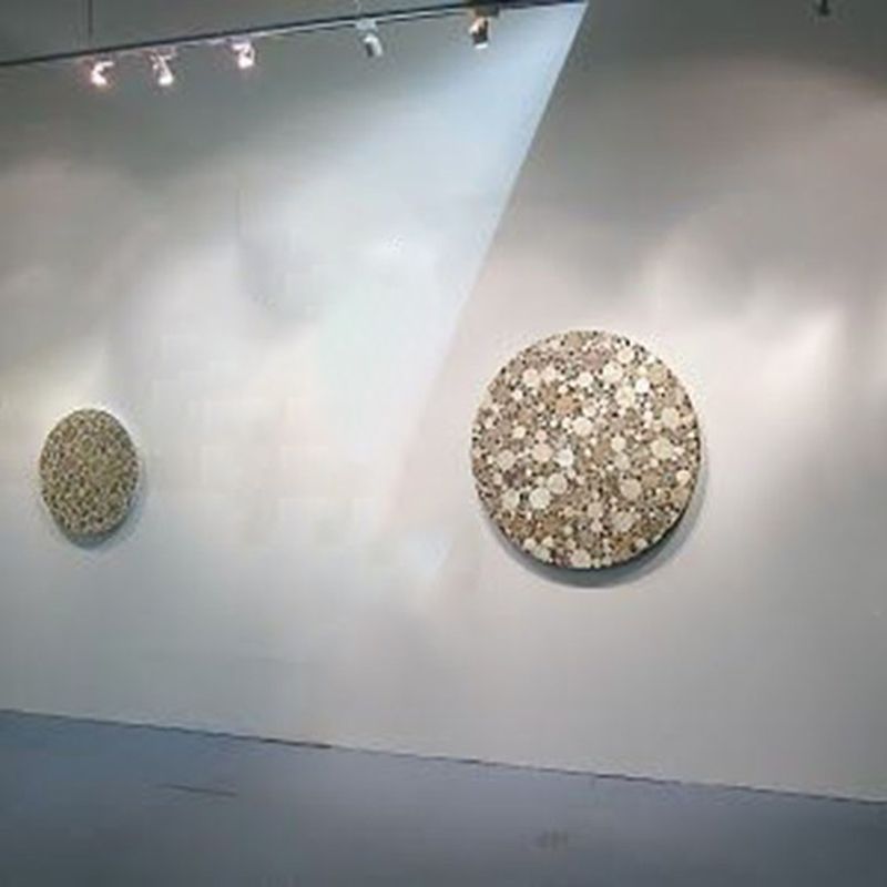 Stone Circle Sconce Light Fixture Nordic Style LED Wall Mount Light Fixture