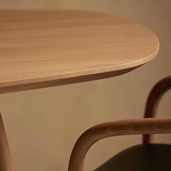 Pine Solid Wood Dining Table Double Pedestal Table for Kitchen