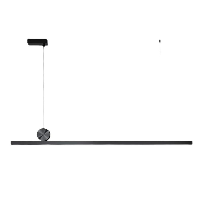 Lámpara colgante de restaurantes de 1 luces de estilo rectángulo de estilo isleño con sombra acrílica