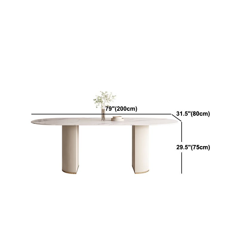 1/4/5/7 Pcs Dining Table Furniture Sintered Stone Dining Table Set