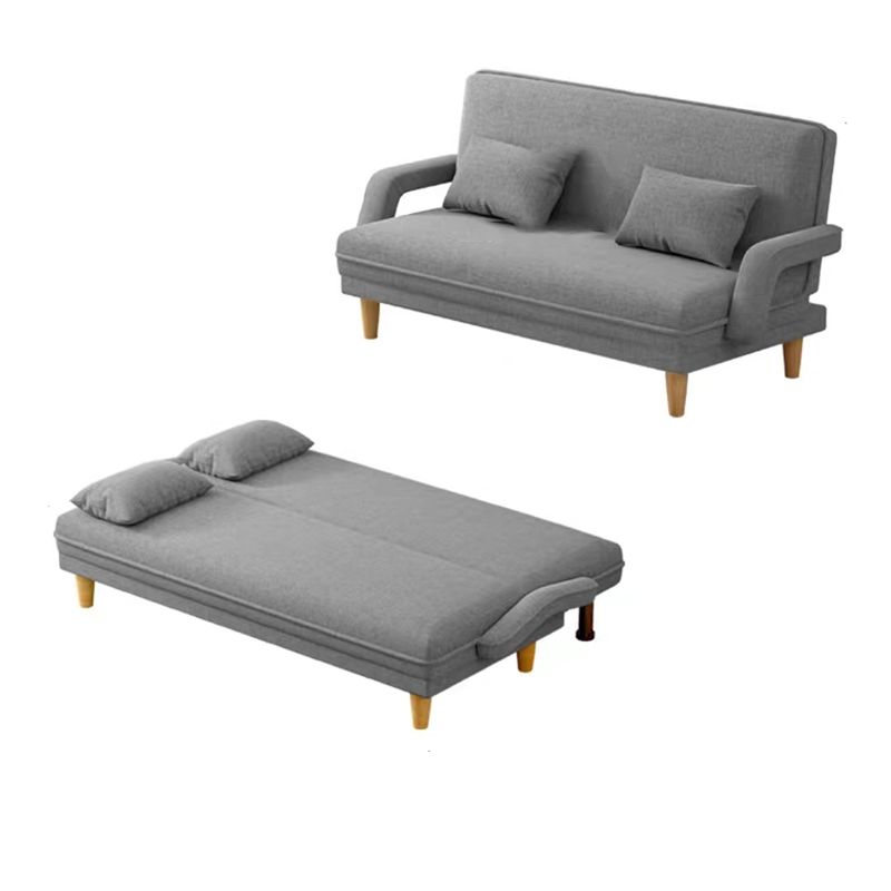 30.7" H Contemporary Linen Blend Convertible Sleeper Sofa for Apartment