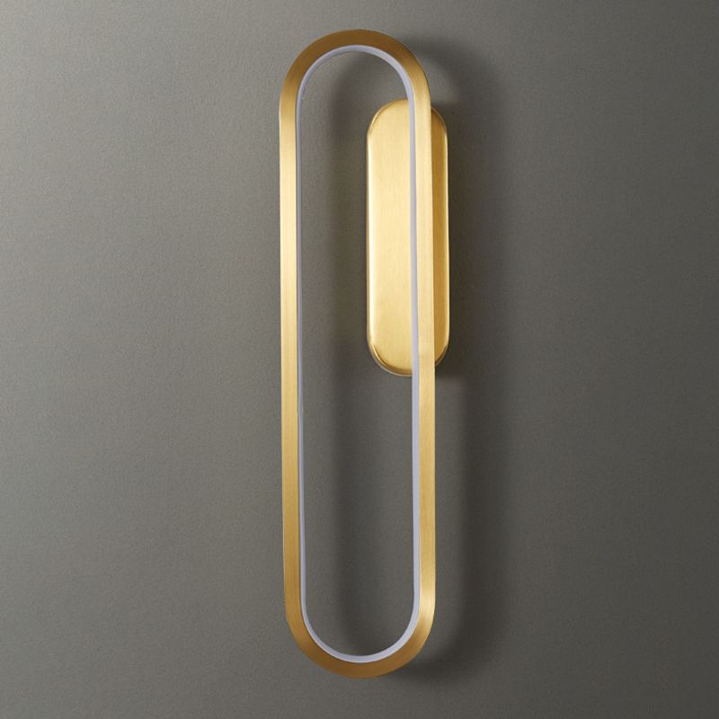 Contemporary Linear Wall Mount Lighting Fixture Minimalist LED Wall Sconce