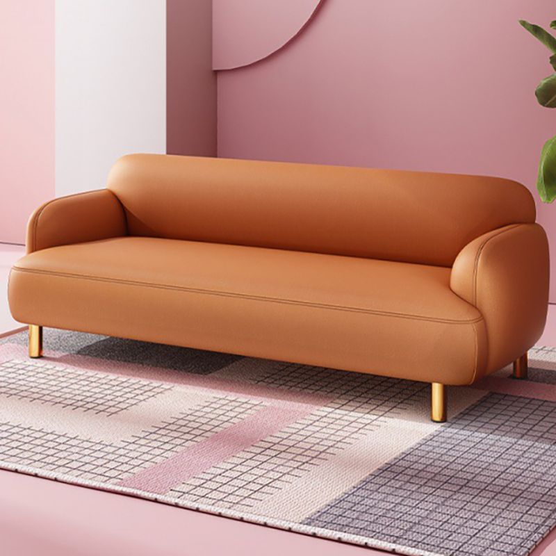 Sofá de sofá de cuero moderno de cuero falso
