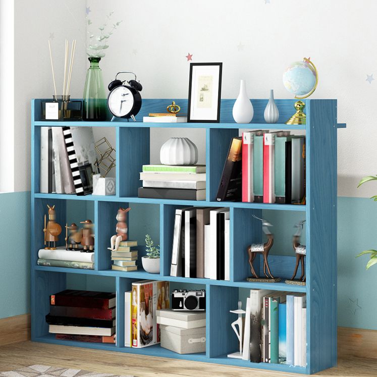 Wooden Bookcase Modern Style Minimalist Home Office Bookshelf