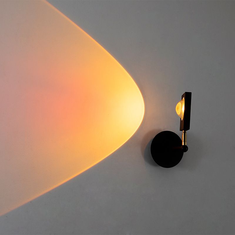 Armed 1-Light Modern Sconce Light LED Metal Wall Lighting Ideas for Living Room