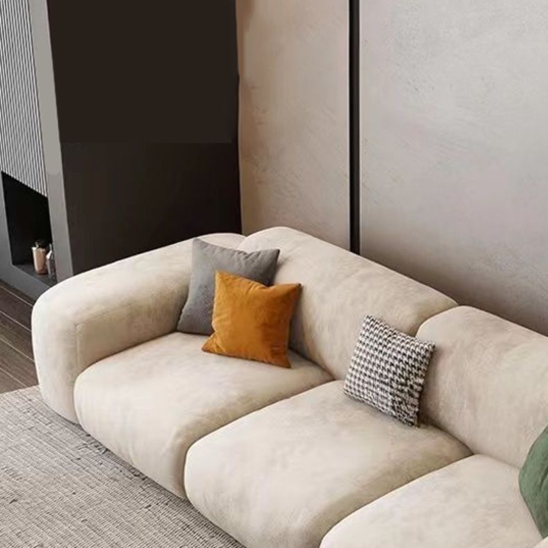Tropical Settee Living Room Gray Cushions Standard Square Arm Seating