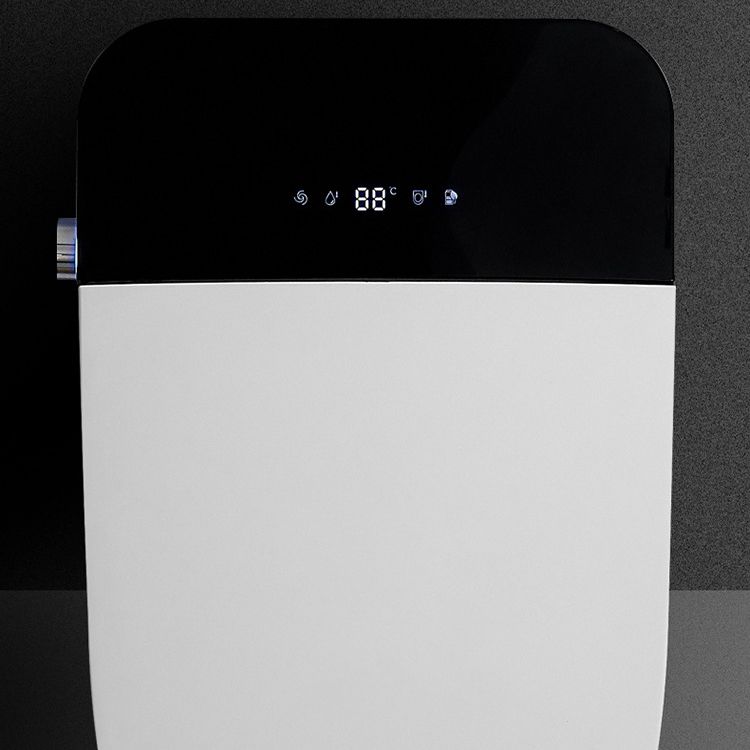 Floor Mount Flush Toilet Heated Seat One-Piece Toilet with Slow Close Seat