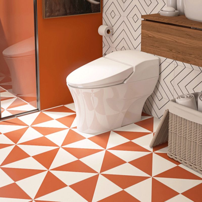 Modern Style Floor Tile Scratch Resistant Geometric Pattern Straight Edge Floor Tile