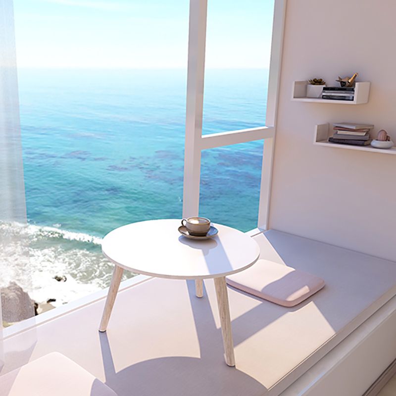 3/4 Legs Base Design Wood-based Craft/white Square/round Coffee Table