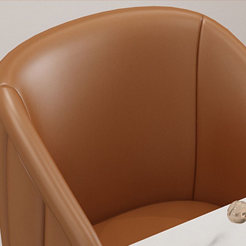 Contemporary Upholstered Counter Stool Rectangle Bar-height Bar Stool for Living Room