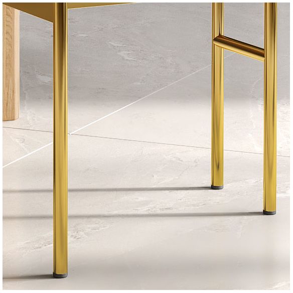 Silla de comedor de metal de estilo nórdico, silla lateral de comedor con respaldo abierto para uso en restaurantes
