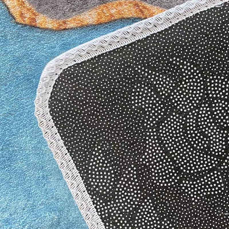 Weißer moderner Teppich Polyester Line Teppich Waschbar Teppich für Wohnzimmer