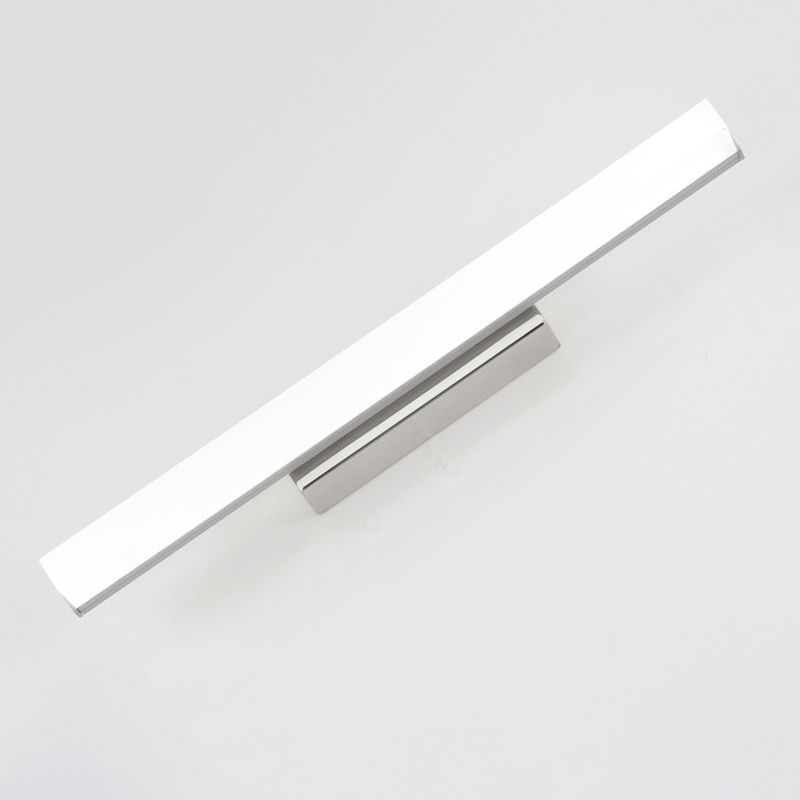 Adjustable Light Modern Minimalism Bathroom Vanity Light Linear LED Acrylic Vanity Lights in Chrome