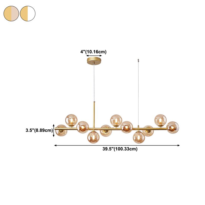 Modern Hanging Ceiling Lights Glass Hanging Light Fixtures for Living Room