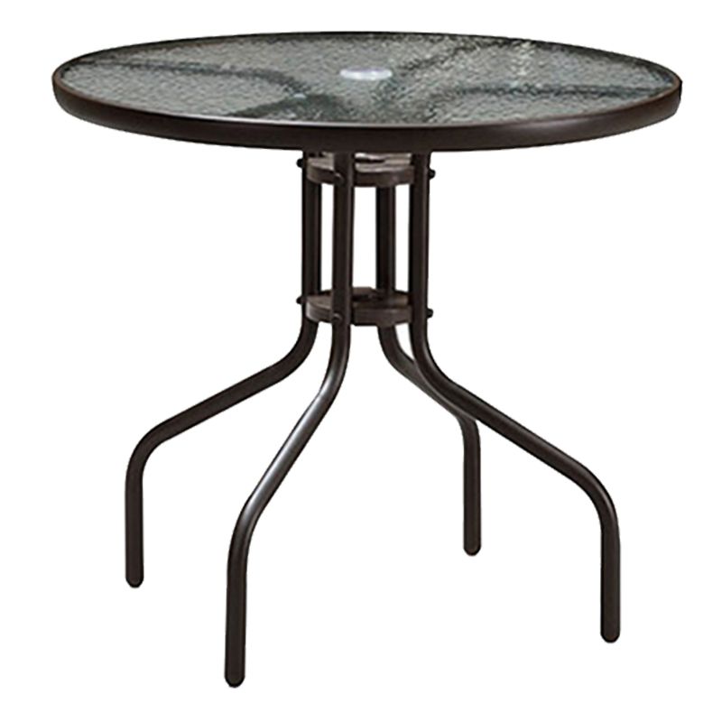 Modern Glass Dining Room Chair and Table Set with Standard Table for Coffee Shop