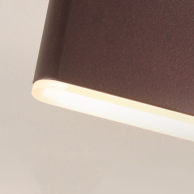 1 Light Geometry Wall Sconce Modern Style Metal Wall Lighting for Bedside