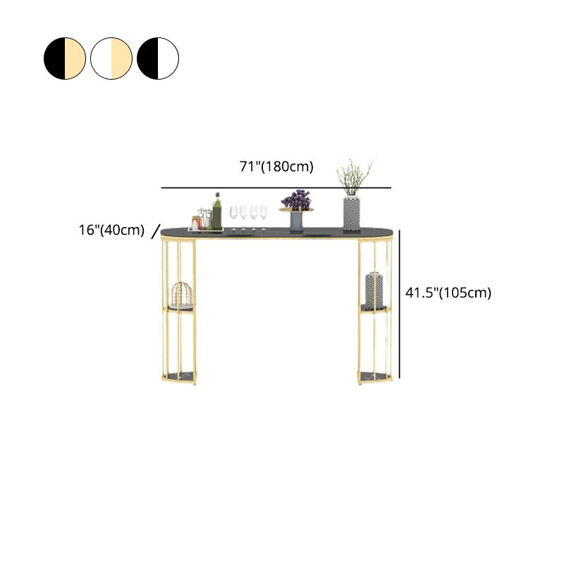 Contemporary Storage Bistro Accent Dining Table Indoor Double Pedestal Patio Bar Table