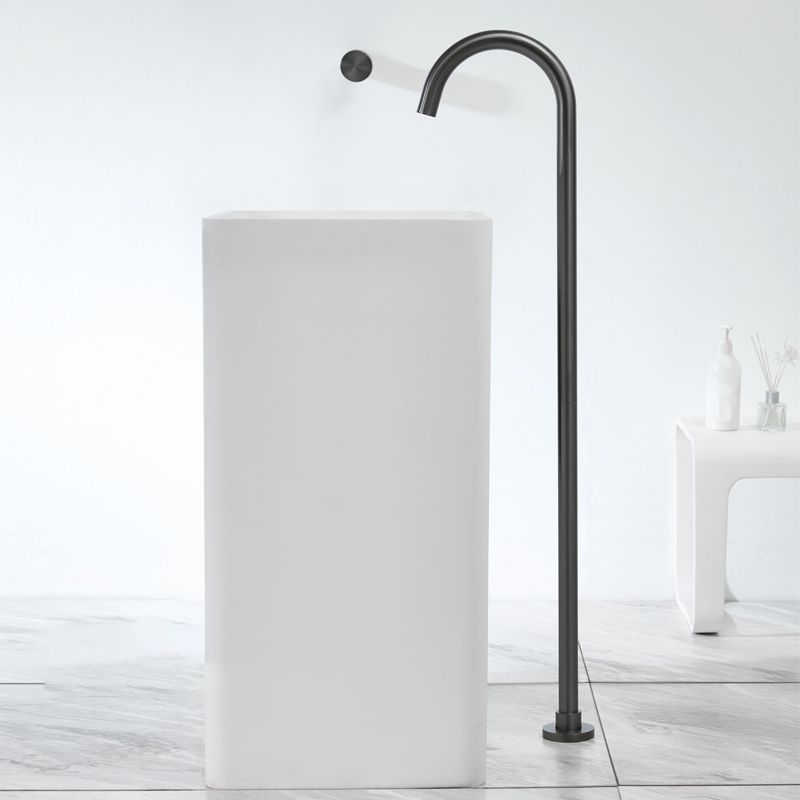 Floor Standing Faucet Industrial Style Handle Bathtub Faucet