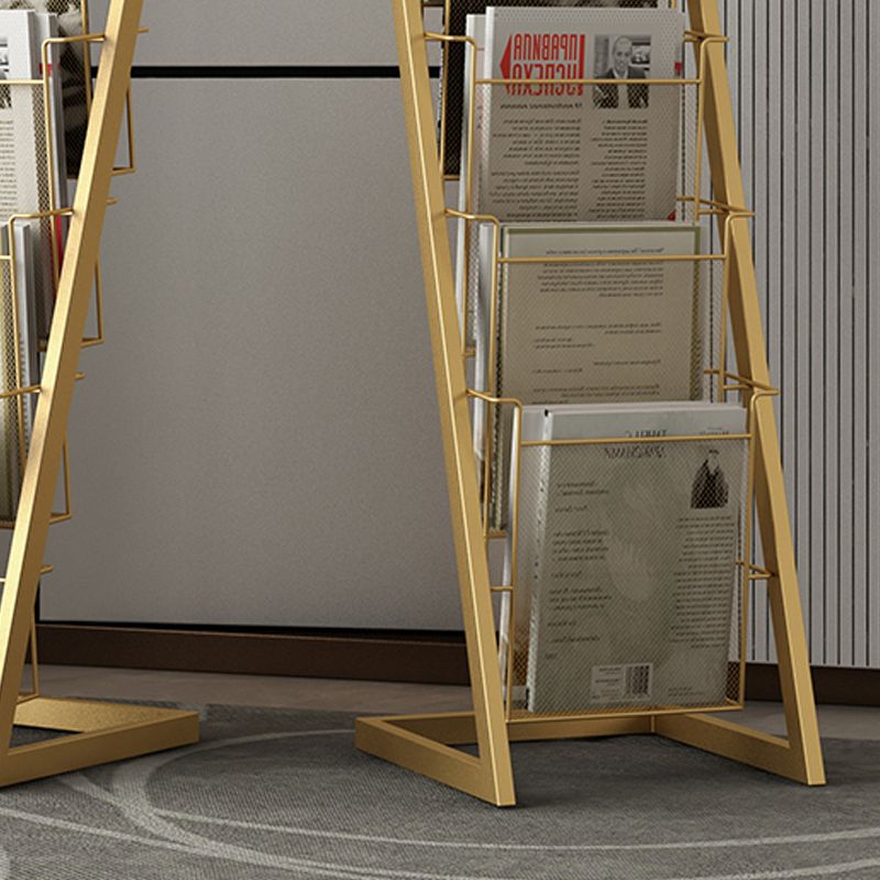 Libreria per la scala industriale in metallo scaffale verticale per home office